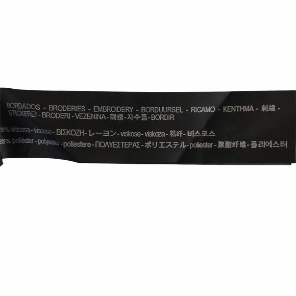 Zara Woman women’s blouse black silk blend size 28 - Picture 9 of 12